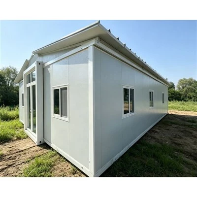 Casa prefabbricata con tetto spiovente di 30 piedi